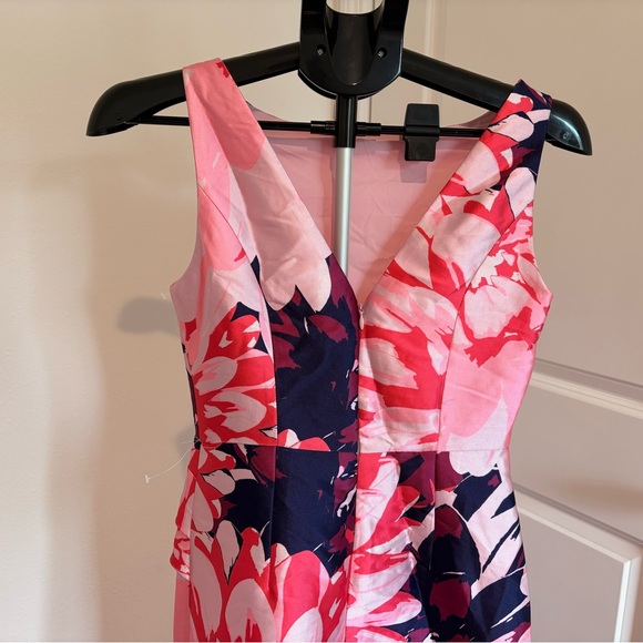 New Kay Unger Vibrant Floral Sleeveless Maxi Dress - Picture 5 of 9